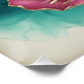 抽象芸術デイジー ポスター (コーナー)