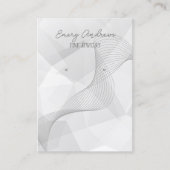 抽象芸術デザイナジュエリーイヤリングホルダーディスプレイ 名刺 (正面)