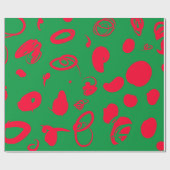 抽象芸術デザイン包装紙 ラッピングペーパー (フラット)