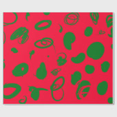 抽象芸術デザイン包装紙 ラッピングペーパー (フラット)