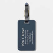 抽象芸術デザートサンセットアクリル荷物タグ ラゲッジタグ (裏面縦)