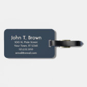 抽象芸術デザートサンセットアクリル荷物タグ ラゲッジタグ (裏面横)