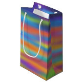 抽象芸術デザートサンセットスカイ スモールペーパーバッグ (正面アングル)