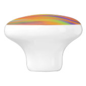 抽象芸術デザートサンセットスカイ セラミックノブ (側面)