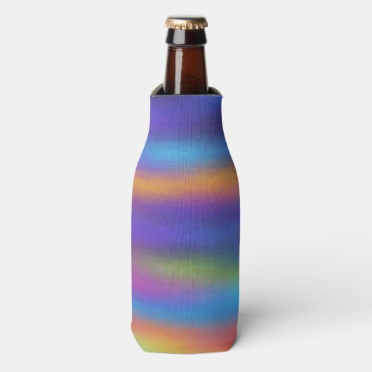 抽象芸術デザートサンセットスカイ ボトルクーラー (ボトル正面)