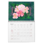 抽象芸術デジタルアートバイジュリー・リッチマン カレンダー (3月 2026)