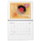 抽象芸術デジタルアートバイジュリー・リッチマン カレンダー (2月 2026)