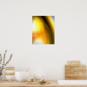 抽象芸術デジタルアートポスタープリント ポスター (キッチン)