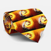 抽象芸術デジタルアート ネクタイ (ロール)