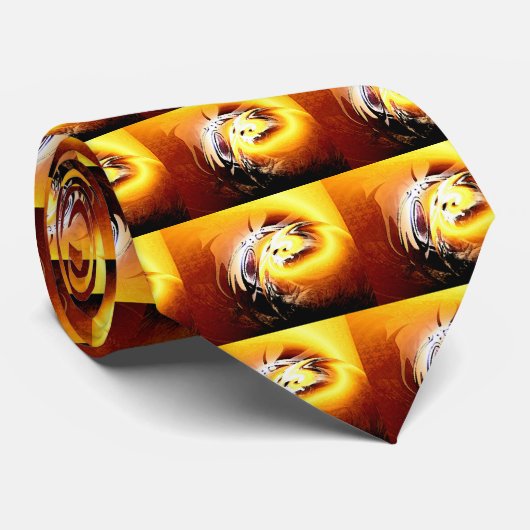 抽象芸術デジタルアート ネクタイ (ロール)