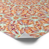 抽象芸術デジタルアート ポスター (角)