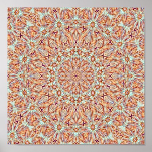 抽象芸術デジタルアート ポスター (正面)