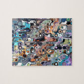 抽象芸術デジタルドードル2 ジグソーパズル (横)