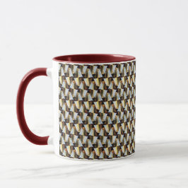 抽象芸術デジタルパターンデザイン1215 – コーヒーマグ マグカップ