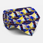 抽象芸術デジタルパターンデザイン1216 – メンズタイ ネクタイ (ロール)