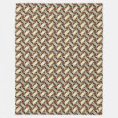 抽象芸術デジタルパターンデザイン1220 – 毛布 フリースブランケット (正面)