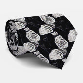 抽象芸術デジタルパターン1190 – メンズタイ ネクタイ (ロール)