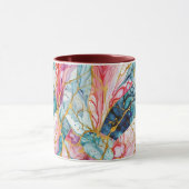 抽象芸術デジタルパターン1198 – マグカップ (中央)