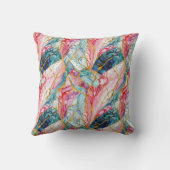 抽象芸術デジタルパターン1198 -装飾用クッション クッション (裏面)