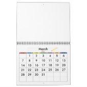 抽象芸術デジタルパターン1199 – カレンダー2025 カレンダー (3月 2027)