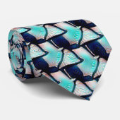 抽象芸術デジタルパターン1204 – メンズタイ ネクタイ (ロール)