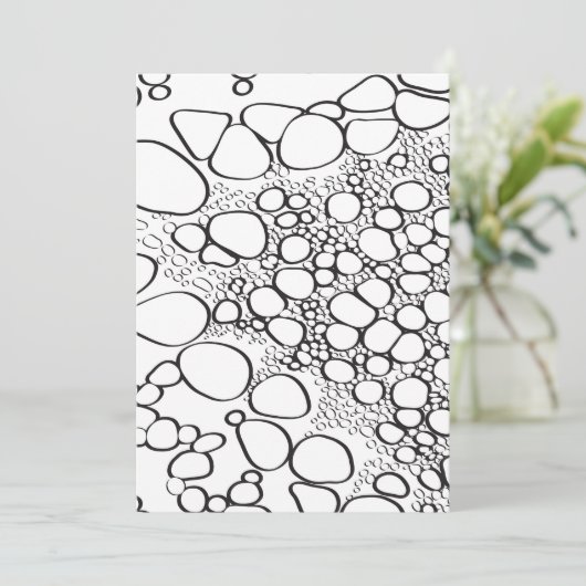 抽象芸術デジタル作品10 サンキューカード (スタンド正面)