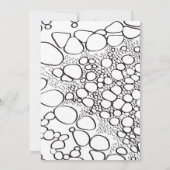 抽象芸術デジタル作品10 サンキューカード (裏面)