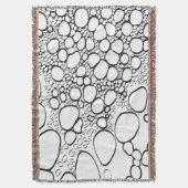 抽象芸術デジタル作品10 スローブランケット (正面縦)