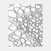 抽象芸術デジタル作品10 フリースブランケット (正面)