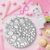 抽象芸術デジタル作品10 ペーパープレート (パーティー)