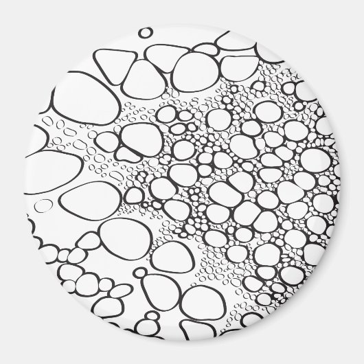 抽象芸術デジタル作品10 マグネット (正面)