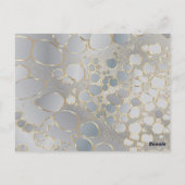 抽象芸術デジタル作業 ポストカード (裏面)