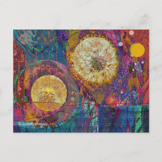 抽象芸術デジタル探索はがき2 ポストカード (正面)