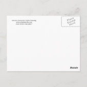 抽象芸術デジタル探索はがき ポストカード (裏面)