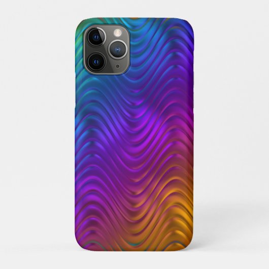 抽象芸術デジタル波酸サイケデリックデザイン Case-Mate iPhoneケース (裏)