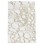 抽象芸術デジタル4 ミディアムペーパーバッグ (正面)