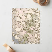 抽象芸術デジタル5 ノートカード (正面/裏面インサイチュ)