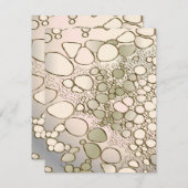 抽象芸術デジタル5 ノートカード (正面/裏面)