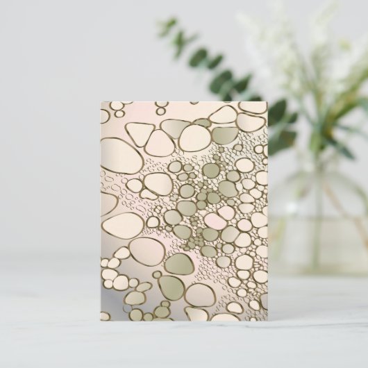 抽象芸術デジタル5 ポストカード (スタンド正面)