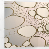 抽象芸術デジタル5 三つ折りクリスマスカード (内部最初)