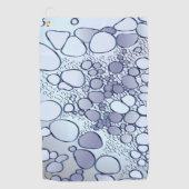 抽象芸術デジタル6 ゴルフタオル (正面)