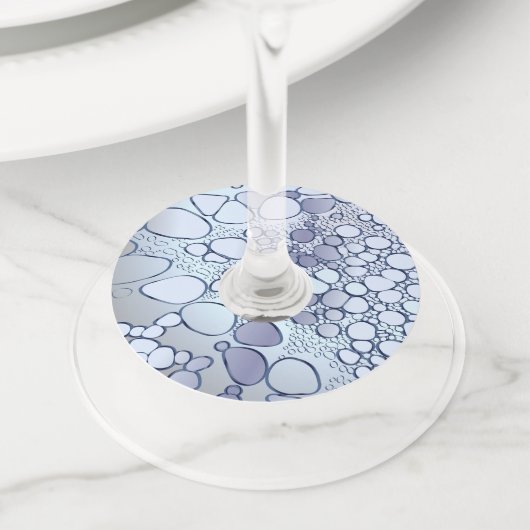 抽象芸術デジタル6 ワイングラスタグ (クローズアップ)