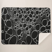 抽象芸術デジタル7 シェルパブランケット (正面(横))