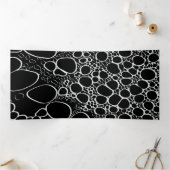 抽象芸術デジタル7 三つ折りクリスマスカード (内部)