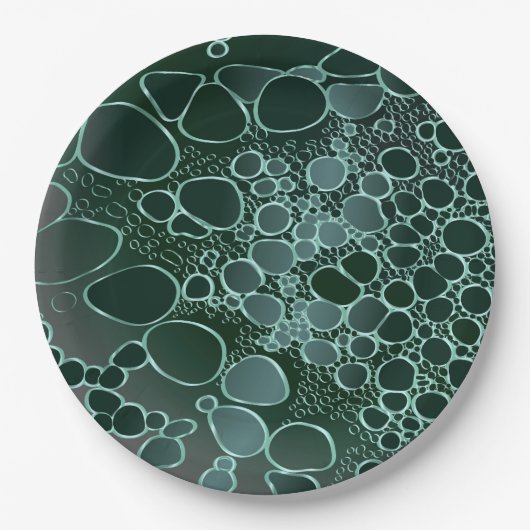 抽象芸術デジタル9 ペーパープレート (正面)