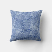 抽象芸術デニムポケット継ぎ間仕様 クッション (裏面)