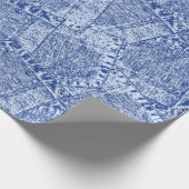 抽象芸術デニムポケット継ぎ間仕様  ラッピングペーパー (角)