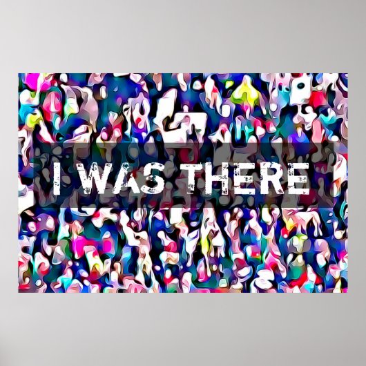 抽象芸術デモ行進の写真 ポスター (正面)