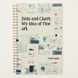 抽象芸術データ可視化カスタムプランナー プランナー手帳