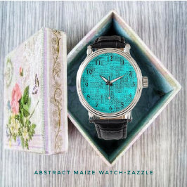 抽象芸術トウモロコシ時計 腕時計